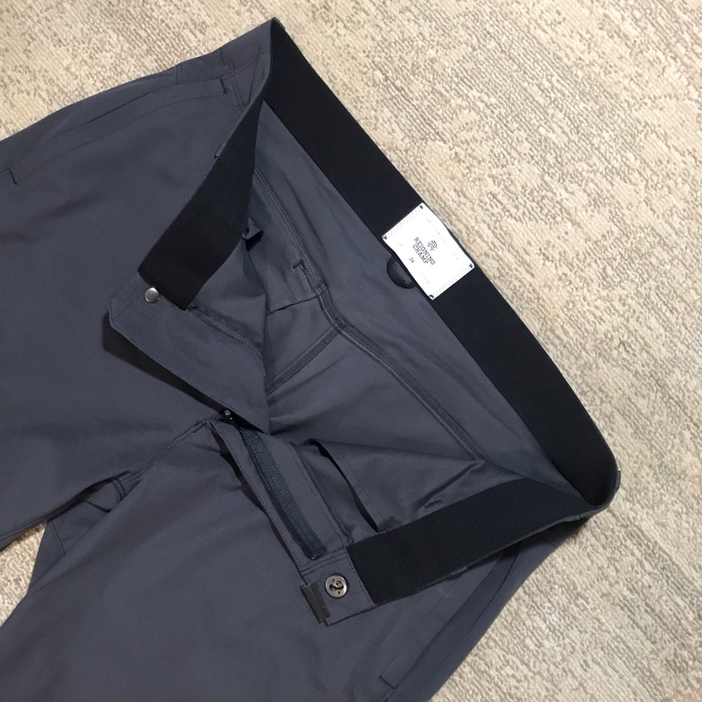 NWOT Reigning Champ Primeflex Water Repellent Straight Leg Trousers Sz 34 - Picture 6 of 12